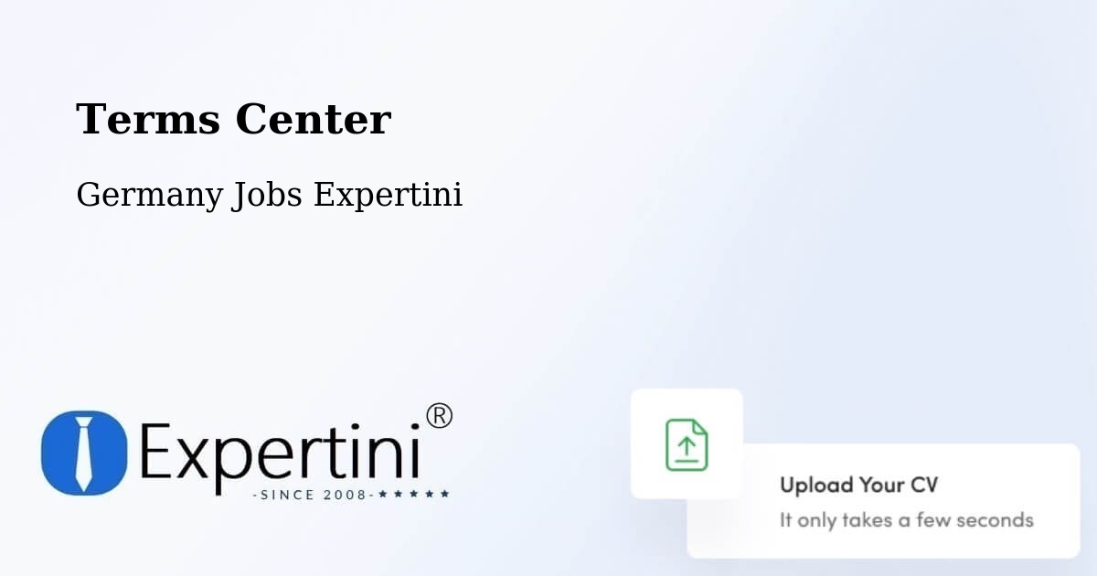 Terms of Service – Lübeck - Germany Jobs Expertini